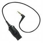 POLY MO300-iPhone & Blackberry - Headset cable - 4-pole mini jack male to Quick Disconnect male - for Apple iPhone 3G, 3GS, 4, 4S, 5 38541-03