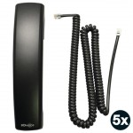 POLY Vvx Handset and Cord 5 Pack 2200-17680-001